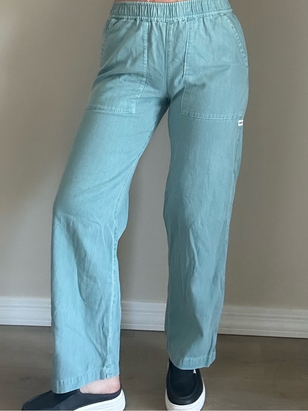 Hurley Light Sage Green Drawstring Pants